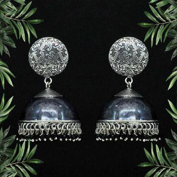 Black jhumkas 1