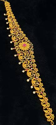 Gold bridal-kamarband 2