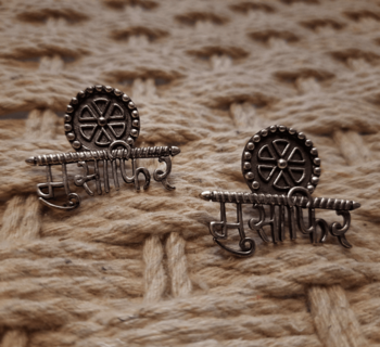 Silver earrings 1