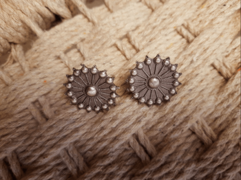 Silver earrings 1