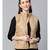 Khaki Sleeveless Quilted Puffer Jacket