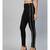 Black Double Piping Detail Jeggings