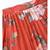 Red Floral Pleated Skirt