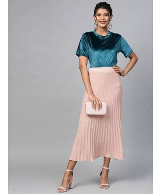 Teal Velvet Basic Top 4