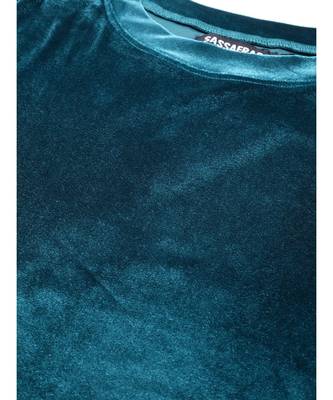 Teal Velvet Basic Top 5