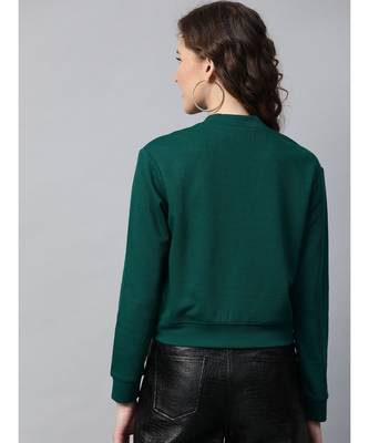 Green Front Button Cardigan 3