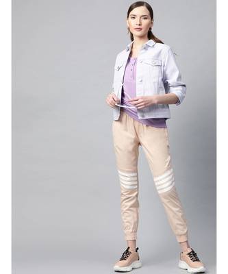 Purple Henley Full Sleeve T-shirt 4