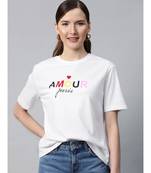 White Amour-Print T-shirt
