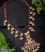 Red agate necklace-sets