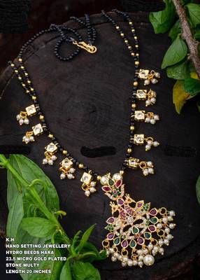 Black agate necklace-sets 1