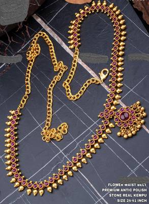 Red agate waist-belt 1
