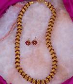 Red agate necklace-sets
