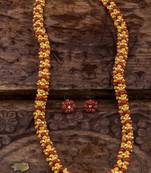 Red agate necklace-sets