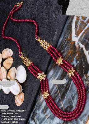 Red agate necklace-sets 1