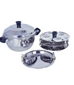 KCL 12 Idly Maker Steamer Plain Induction & Gas Base