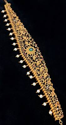 Gold bridal-kamarband 2