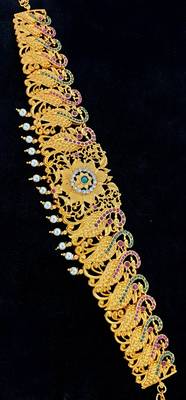 Gold bridal-kamarband 2