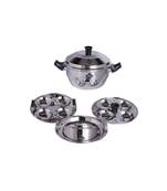 KCL 8 Idly Maker Steamer Induction & Gas Base