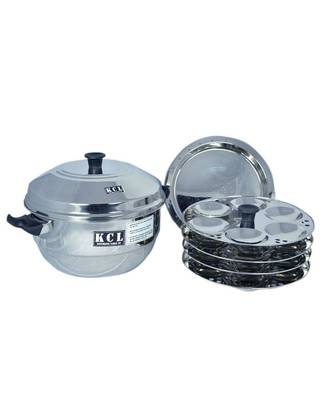 KCL 24 Idly Maker Steamer Plain Induction & Gas Base 1