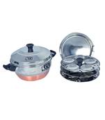 KCL 15 Idly Maker Steamer Copper & Gas Base