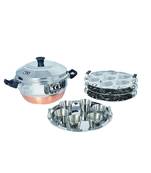 KCL 21 Idly Maker Steamer Copper & Gas Base