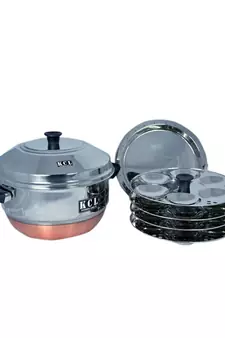 KCL 24 Idly Maker Steamer Copper & Gas Base