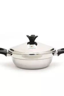 Coconut Stainless Steel Dakshin MultiKadai Idly Steamer / 8 Idly - Diamater - 9.5 Inches