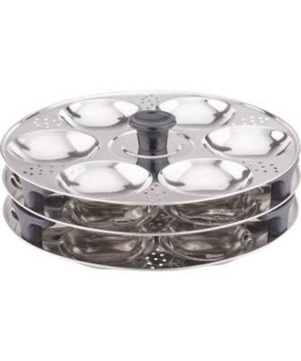 Coconut Stainless Steel Pot with Steamer Plate & Idly Maker, 6-Piece, Silver 2