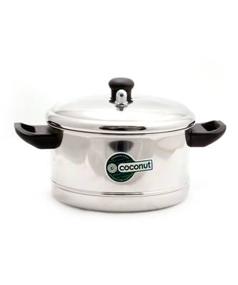 Coconut Stainless Steel Idly Cooker, 6-Piece, Silver 2