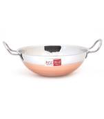 KCL Stainless Steel Copper Bottom Kadai Patti (Without Lid) Cookware - 1 Unit - Capacity 800ML - Diamater -19.5 cm