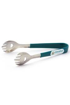 Coconut Mini Fork Pro 18 cm Cake Tongs - Stainless Steel with Anti Skid Nylon Grip