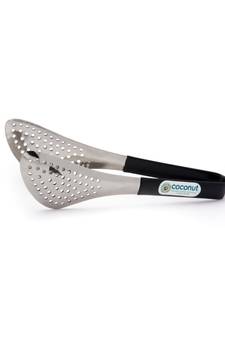 Coconut Hole Pro 23 cm Cake Tong - Stainless Steel Body with Anti Skid Nylon Grip