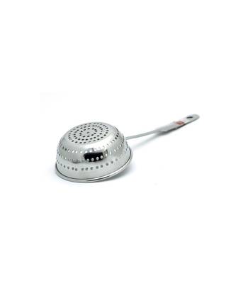 KCL Stainless Steel Powa Jhara Handheld Colander/Strainer with Hole Bowl Shape - 1 Unit 2