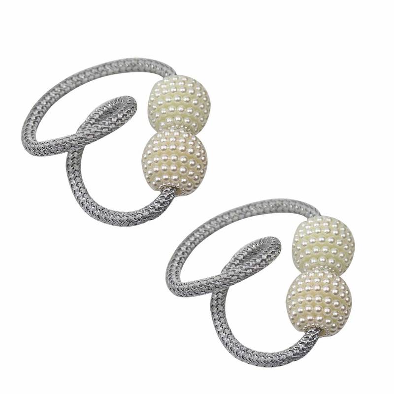 The Bling Stores Magnetic Curtain Tieback for Curtains / Curtains Holder Curtain/ Tie Backs {1 Pair}