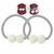 The Bling Stores Magnetic Curtain Tieback for Curtains / Curtains Holder Curtain/ Tie Backs {1 Pair}