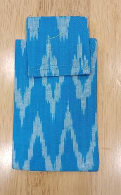 Ikat Cotton Mobile Phone Pouches 1
