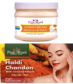 Cold Cream Milk & Honey 500GM with Haldi Chandan Facial Kit 80gm