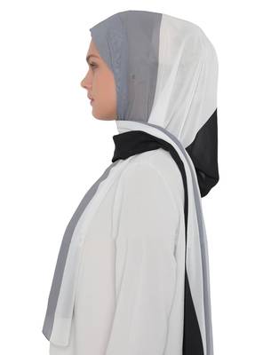 Women's Occasion Wear BSY Magic Material Hijab Scarf 2