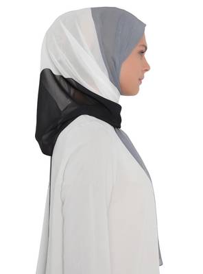 Women's Occasion Wear BSY Magic Material Hijab Scarf 3