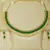 Green Alloy Gold Plated Indian Bollywood Ethnic Imitation Jewellery Necklace