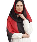 Women's Red Color Casual Wear BSY Magic Fabric Hijab Scarf Dupatta