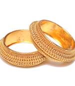 Bridal golden bangles