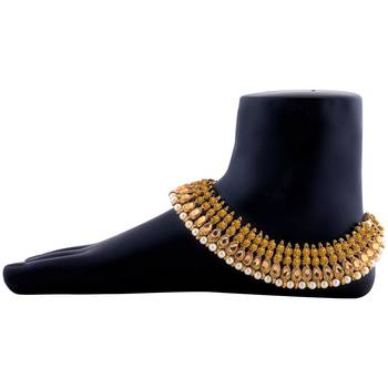 Bridal anklets golden 1