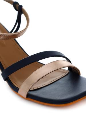 Trends & Trades Women's Party Block Heel Sandal_Blue 4