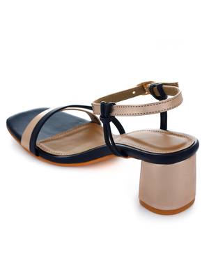 Trends & Trades Women's Party Block Heel Sandal_Blue 5