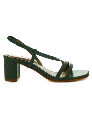 Trends & Trades Women's Party Block Heel Sandal_Green 2