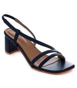 Trends & Trades Women's Party Block Heel Sandal_Blue