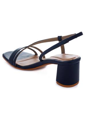 Trends & Trades Women's Party Block Heel Sandal_Blue 4