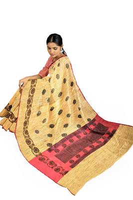 Women's tissue silk saree(SD5900032) 4
