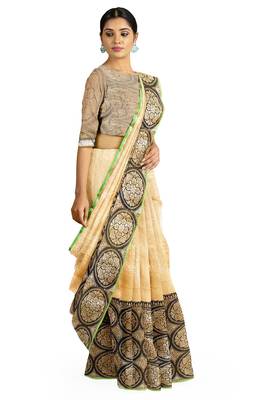 Women's tissue silk half half saree(SD3900031) 4